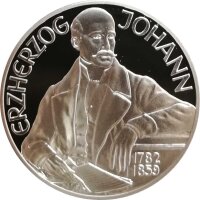 Österreich 100 Schilling 1994 Revolution 1848 Erzherzog Johann - Silber PP