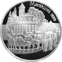 Österreich 100 Schilling 1998 Kronprinz Rudolf - Silber PP
