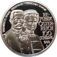 Österreich 100 Schilling 1999 Franz Ferdinand u....