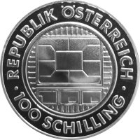 Österreich 100 Schilling 2000 Millennium - Silber PP