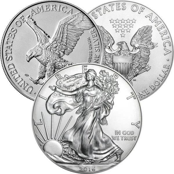 USA American Eagle div. 1 oz Silber