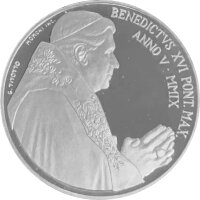 Vatikan 5 Euro 2009 Weltfriedenstag - Silber PP