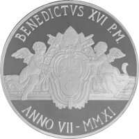 Vatikan 5 Euro 2011 Seligsprechung von Papst Johannes Paul I - Silber PP