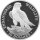 Cook Islands 50 Dollars 1991 - Bedrohte Tierwelt "Wanderfalke" - Silber PP