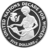 Solomon Islands 5 Dollars 1985 - Jahrzehnt der Frauen -...