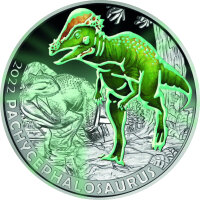 Österreich Super Saurier 3 Euro 2022 Pachycephalosaurus