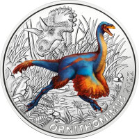 Österreich Super Saurier 3 Euro 2022 Ornithomimus