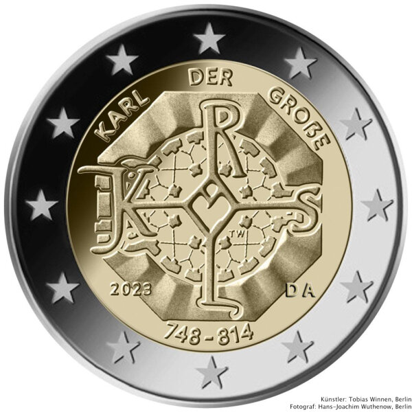 Deutschland 2 Euro 2023 "Karl der Große" J