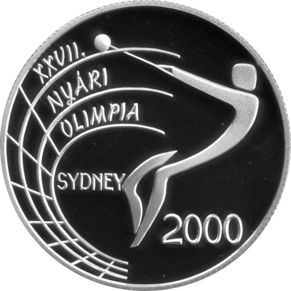 Ungarn 2.000 Forint 1999 - XXVII. Olympische Sommerspiele 2000 in Sydney "Hammerwurf" - Silber PP
