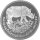 Thailand 50 Baht 1975 Sumatra Nashorn - Silber PP