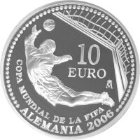 Spanien 10 Euro 2003 Fußball WM - Silber PP