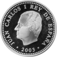 Spanien 10 Euro 2003 - XVIII. Fußball WM 2006 in Deutschland - Silber PP
