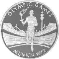 Sambia 500 Kwacha 2002 - Olympische Spiele 1972 - Silber PP