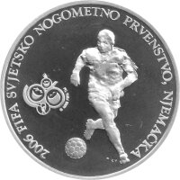 Kroatien 150 Kuna 2006 - XVIII. Fußball WM 2006 in...