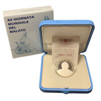 Vatikan 10 Euro 2012 Weltkrankentag - Silber PP