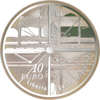 Frankreich 10 Euro 2010 - Centre Georges Pompidou - Silber PP