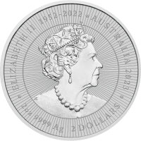 Australien Next Generation 2023 Känguru 2 oz Silber Piedfort