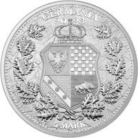 Round The Allegories - Galia & Germania 2023 1 oz Silber