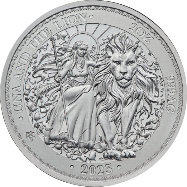 Saint Helena Una & The Lion 2023 2 oz Silber