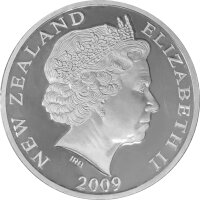 Neuseeland Kiwi 2009 1 oz Silber - Polierte Platte
