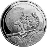 Niue Icons of Inspiration 2021 Galileo Galilei 1 oz Silber