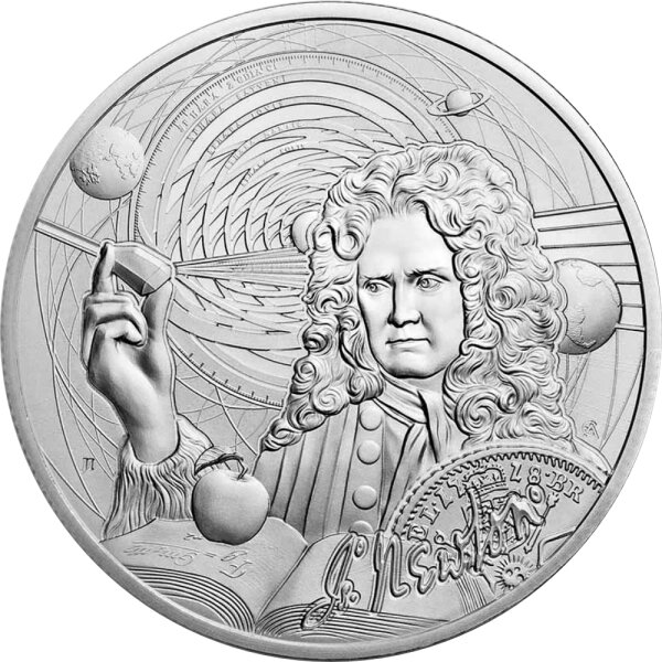 Niue Icons of Inspiration 2022 Isaac Newton - 1 oz Silber