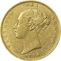 UK 1/2 Pfund Sovereign div. Gold Victoria - Jugend | Wappen