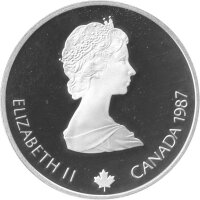 Kanada 20 Dollars 1988 - XV. Olympische Winterspiele 1988 in Calgary "Bobfahren" - Silber PP