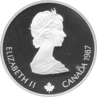 Kanada 20 Dollars 1988 - XV. Olympische Winterspiele 1988 in Calgary "Eiskunstlauf" - Silber PP