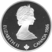 Kanada 20 Dollars 1988 - XV. Olympische Winterspiele 1988 in Calgary "Ski-Langlauf" - Silber PP
