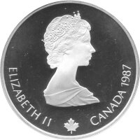 Kanada 20 Dollars 1988 - XV. Olympische Winterspiele 1988 in Calgary "Skisprung" - Silber PP