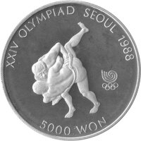 Südkorea 5.000 Won 1988 - XXIV. Olympische...