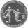 Südkorea 10.000 Won 1988 - XXIV. Olympische Sommerspiele 1988  in Seoul „Fußballspieler” - Silber PP