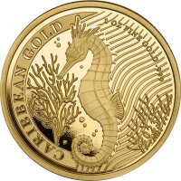 Barbados Seepferdchen 2023 1 oz Gold