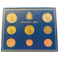 Vatikan Euro Kursmünzensatz 2002