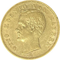 J.200 Bayern 20 Mark 1895 -1913 - König Otto -...