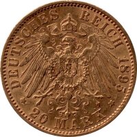 J.200 Bayern 20 Mark 1895-1913 - König Otto - Gold -ss