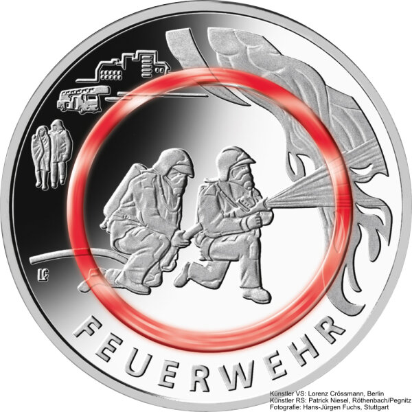 Deutschland 10 Euro 2023 "Feuerwehr" D