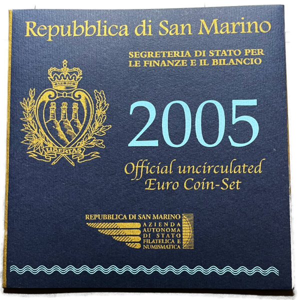 San Marino Euro Kursmünzensatz 2005