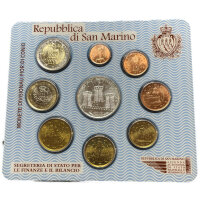 San Marino Euro Kursmünzensatz 2005