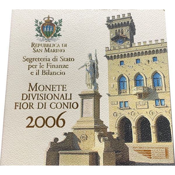 San Marino Euro Kursmünzensatz 2006