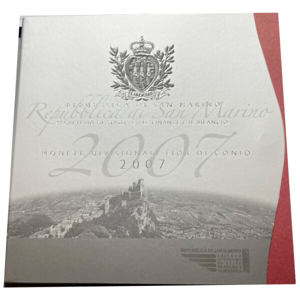 San Marino Euro Kursmünzensatz 2007