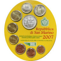 San Marino Euro Kursmünzensatz 2007