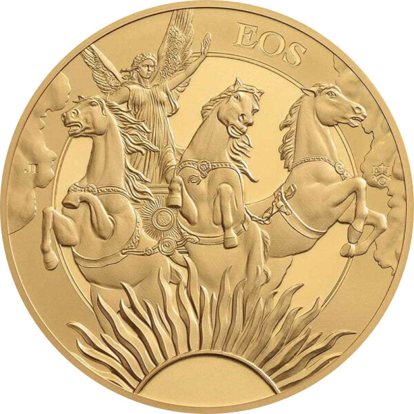 Saint Helena Goddesses Eos & The Horses 2023 1 oz Gold