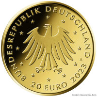 Deutschland 20 Euro Rückkehr der Wildtiere 2023 - A - "Steinbock"