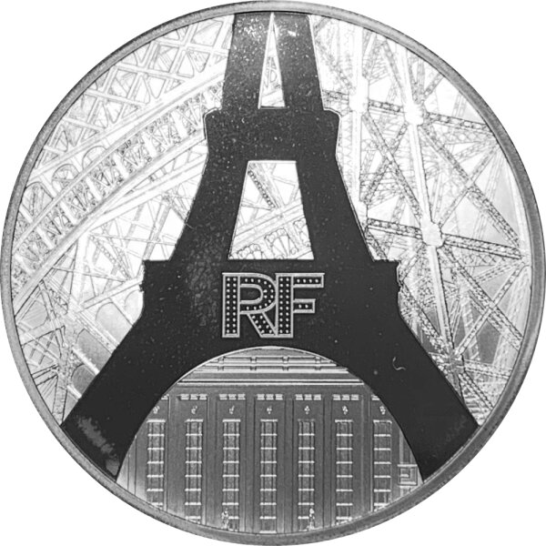 Frankreich 10 Euro 2014 - 125 Jahre Eiffelturm - Silber PP