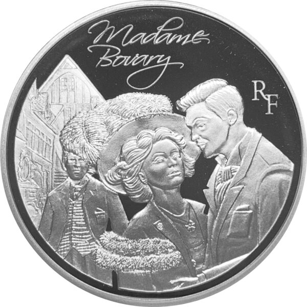 Frankreich 10 Euro 2013 - Gustave Flaubert "Madame Bovary" - Silber PP