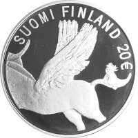 Finnland 20 Euro 2014 Tove Jansson - Silber PP