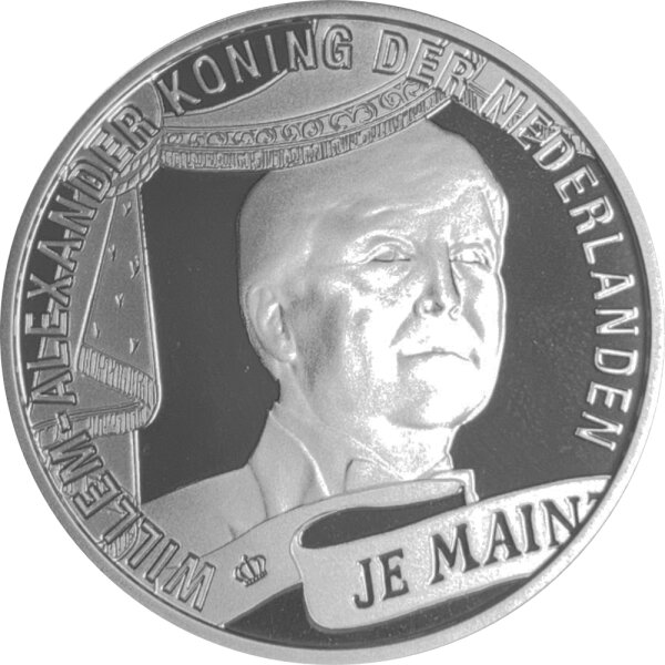 Niederlande 10 Euro 2013 König Willem Alexander - Silber PP