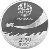 Portugal 2,5 Euro 2014 - 100 Jahre militärische Luftfahrt - Silber PP